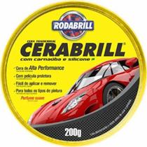 Cerabrill com carnauba e silicone 200g - rodabrill