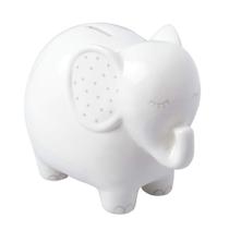 Ceramic Elephant Bank Pearhead, com gênero neutro, bebê branco Ceramic Elephant Bank Pearhead, com gênero neutro, bebê branco