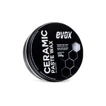 Ceramic paste wax cera em pasta automotiva remove sujeiras proteção e brilho 200g evox automotive