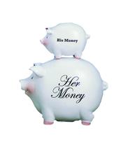 Ceramic Piggy Bank Young's Inc. Seu dinheiro/Seu dinheiro 7x4x8cm Ceramic Piggy Bank Young's Inc. Seu dinheiro/Seu dinheiro 7x4x8cm