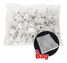 Cerâmica Cubos Bioglass 500G + Bag Biologia Aquários E Lagos