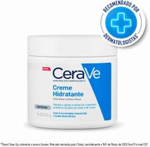 CeraVe Creme Hidratante 454g - Hidratação Profunda, Reparação da Barreira Cutânea, Pele Seca a Muito Seca, Fórmula com C