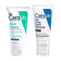 Cerave Kit Loção Facial Hidratante + Gel de Limpeza