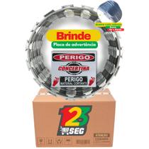 Cerca Arame Concertina Diâmetro 30 Centímetros Rende 10 Metros de comprimento