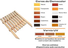 Cerca Cerquinha Jardim Horta Decoração Modular 50x65 cm Com Pintura Neonx