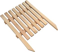 Cerca Cerquinha para Jardim, Horta ou Decoração Clássica Modular Reforçada 50x65 cm SEM Pintura Neonx