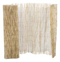 Cerca De Fibra Natural Bege Para Jardim 100x500 Cm Cerca De Fibra Natural Bege Para Jardim 100x500 Cm