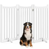 Cerca de Madeira para Pets Yaheetech (3 Painéis, 60x91cm, Branca) Cerca de Madeira para Pets Yaheetech (3 Painéis, 60x91cm, Branca)