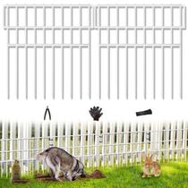 Cerca de proteção para animais CHTSJQW 5,2 m x 33 cm, branca, resistente à ferrugem