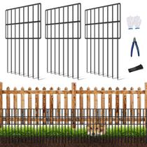 Cerca de proteção para animais de jardim Eibikdi 43 cm x 8,2 m, resistente à ferrugem Cerca de proteção para animais de jardim Eibikdi 43 cm x 8,2 m, resistente à ferrugem