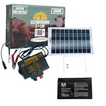 Cerca Elétrica Rural Eletrificador 45Km Solar com Bateria