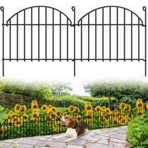 Cerca para Jardim GILPWA 14 m x 33 cm, Barreira Metálica Resistente à Ferrugem Cerca para Jardim GILPWA 14 m x 33 cm, Barreira Metálica Resistente à Ferrugem
