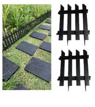 Cerca Para Jardim Grande Kit 3 Decorativa Preta G Faz 1 mt Cerca Para Jardim Grande Kit 3 Decorativa Preta G Faz 1 mt