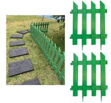 Cerca Para Jardim Grande Kit 3 Decorativa Verde G Faz 1 mt