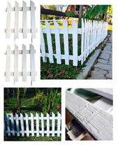Cerca Para Jardim Grande Kit 9 Decorativa Branca Faz 3 mts