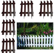 Cerca Para Jardim Grande Kit 9 Decorativa Marron G Faz 3 mts