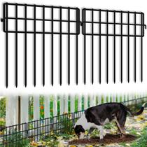 Cerca para jardim KYATE com 32 painéis, barreira para animais, 9,75 m x 33 cm Cerca para jardim KYATE com 32 painéis, barreira para animais, 9,75 m x 33 cm