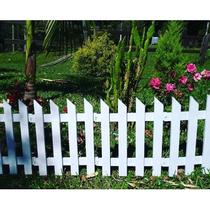 Cerca Para Jardim Plástico Kit 20 Branca G Faz 6,60 metros Horta Gramado