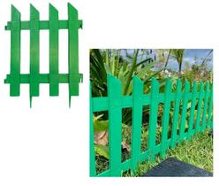 Cerca Para Jardim Plástico Ripa Decorativa Verde G 41x34 cm Cerca Para Jardim Plástico Ripa Decorativa Verde G 41x34 cm