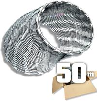 Cerca para muro espinho cortante 30cm - 50m (200 voltas)
