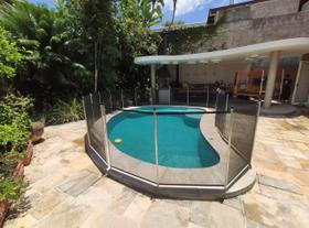 Cerca Removível Para Piscina - tubo alumínio natural - módulo 3 metros. - Betesda Cercas