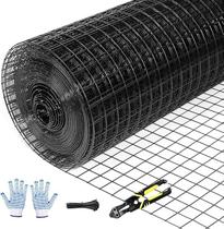 Cerca TONGMO 91x30,5m Arame Preto Malha 1 polegada Fio calibre 19 Cerca TONGMO 91x30,5m Arame Preto Malha 1 polegada Fio calibre 19