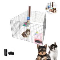 Cercadinho 10 Painéis 60x80cm Modular Cerca Aramada Segurança e Praticidade