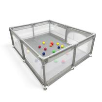 Cercadinho Bebe Infantil com klit de 20 Bolinhas Coloridas