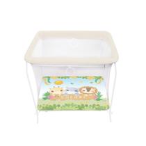 Cercadinho Bebê Portátil Dobrável 77x77cm com Tela de Proteção até 20kg Square Cercadinho Bebê Portátil Dobrável 77x77cm com Tela de Proteção até 20kg Square