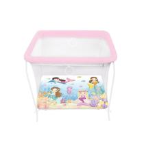 Cercadinho Bebê Portátil Dobrável 77x77cm com Tela de Proteção até 20kg Square Cercadinho Bebê Portátil Dobrável 77x77cm com Tela de Proteção até 20kg Square