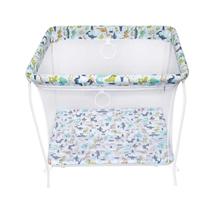 Cercadinho Bebê Portátil Dobrável 77x77cm com Tela de Proteção até 20kg Square