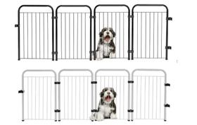 Cercadinho Dobrável 4 Módulos Divisor de Ambientes para Pet Cães Cachorros Gatos