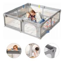 Cercadinho Infantil Chiqueirinho Grande 1,80m x 1,50m Cercadinho Infantil Chiqueirinho Grande 1,80m x 1,50m