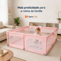 Cercadinho Infantil Grande Chiqueirinho 150x180 para bebê - Cercadinho Infantil Grande Chiqueirinho 150x180 para bebê -