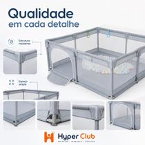 Cercadinho Infantil Grande Chiqueirinho 150x180 para bebê - Cercadinho Infantil Grande Chiqueirinho 150x180 para bebê -