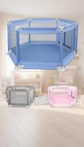 Cercadinho Infantil Hexagonal Portátil 128x111x66cm