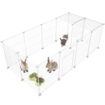 Cercadinho para animais de estimação HOMIDEC para pequenos animais, cerca de arame DIY 48x24x40cm Cercadinho para animais de estimação HOMIDEC para pequenos animais, cerca de arame DIY 48x24x40cm