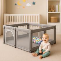 Cercadinho para Bebe Para Bebês e Crianças Pequenas Chiqueirinho Bebe Para Internos Externos Cercadinho de Segurança Resistente 15018068cm Cercadinho para Bebe Para Bebês e Crianças Pequenas Chiqueirinho Bebe Para Internos Externos Cercadinho de Segurança Resistente 15018068cm