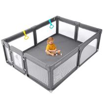 Cercadinho para bebês Cholena Large Play Yard com porta 200x150cm