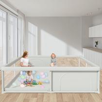 Cercadinho para Bebês Hiaksedt 200x200cm - Interno e Externo - com Portões com Zíper