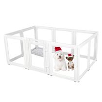 Cercadinho para cães Everfront, plástico acrílico transparente, interno, 10 unidades