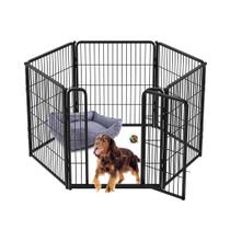Cercadinho para Cães FXW Homeplus - 6 Painéis para Cães Pequenos e Médios