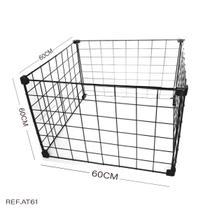 Cercadinho Para Porquinho Da Índia, Roedores e Filhotes - 0,60 x 0,60 x 0,60 - Tatinet