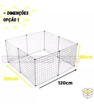 Cercadinho Para Porquinho Da Índia Tela Aramada 120x120