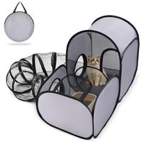 Cercadinho TailTastic para Gatos Médios com Túnel Envolvente