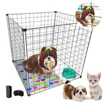 Cercado 4 Telas Tela Aramada 60x60cm Pet Coelho Cachorro Gato Porquinho Pequeno Portátil Estruturado Cercado 4 Telas Tela Aramada 60x60cm Pet Coelho Cachorro Gato Porquinho Pequeno Portátil Estruturado