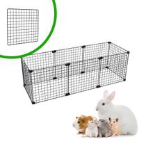Cercado Aramado Pet Porquinho da Índia Hamster Twister 30x90x30 Malha 2,5x2,5 Preto Cercado Aramado Pet Porquinho da Índia Hamster Twister 30x90x30 Malha 2,5x2,5 Preto