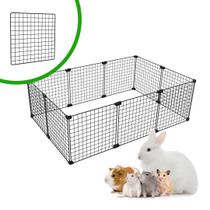 Cercado Aramado Pet Porquinho da Índia Hamster Twister 60x90x30 Malha 2,5x2,5 Preto Cercado Aramado Pet Porquinho da Índia Hamster Twister 60x90x30 Malha 2,5x2,5 Preto