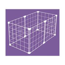 Cercado Aramado Porquinho Da ÍNdia 30x60 Cm Branco