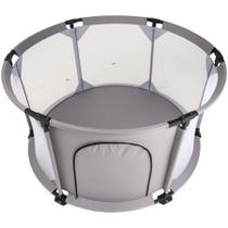 Cercado Bebê ICI Kiddo Cinza Redondo Desmontável e Portátil Cercado Bebê ICI Kiddo Cinza Redondo Desmontável e Portátil